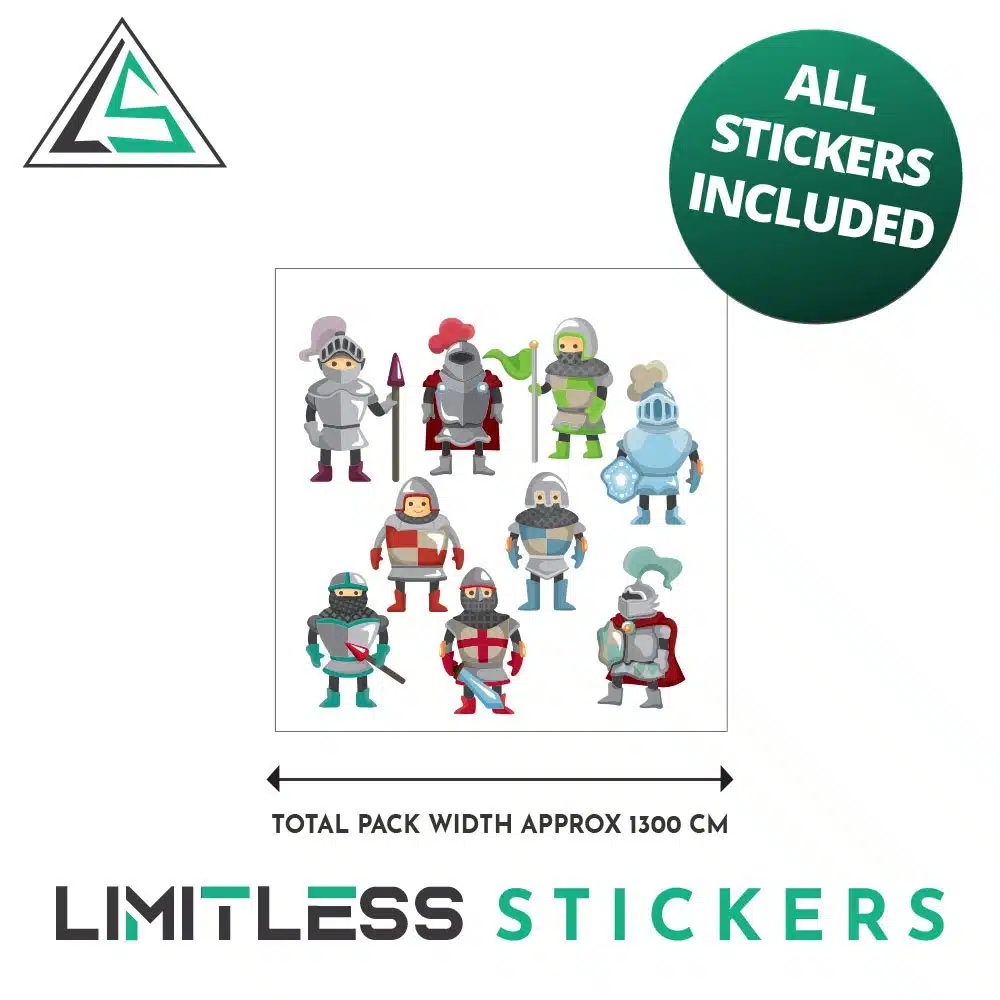 Knights Stickers