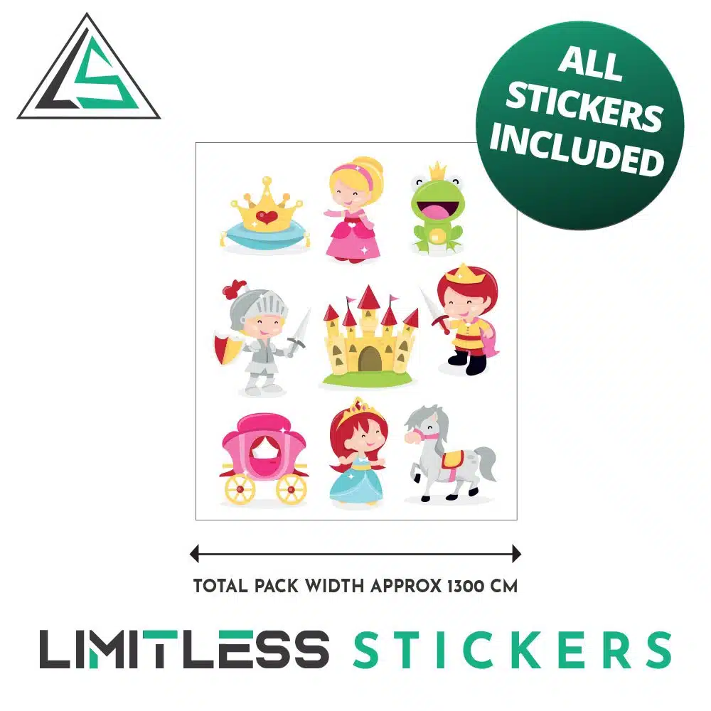 Knights And Princess Stickers