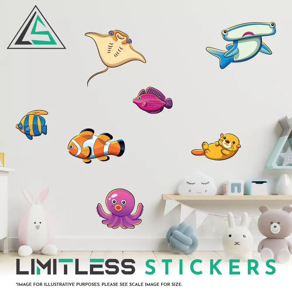 Sea Creature Stickers