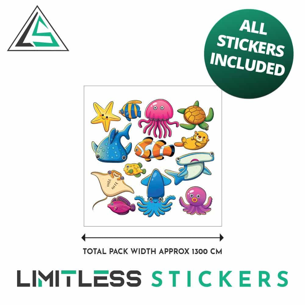 Sea Creature Stickers