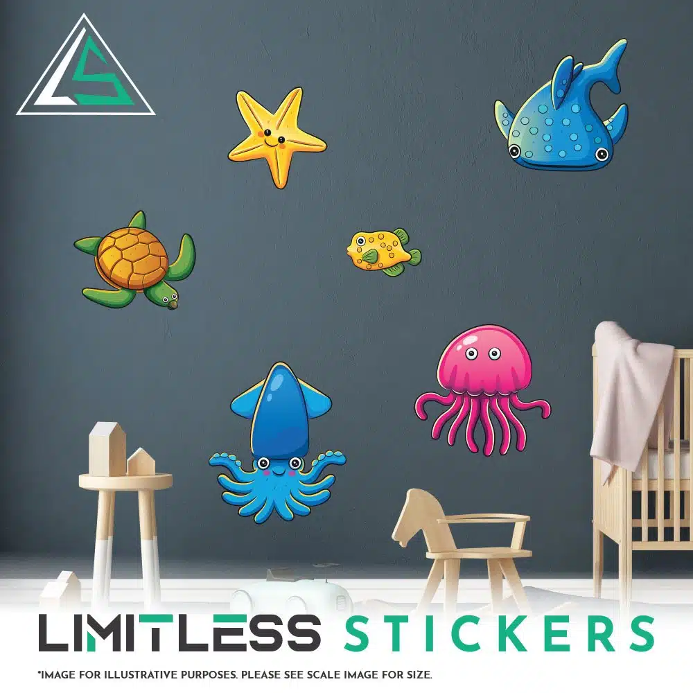 Sea Creature Stickers