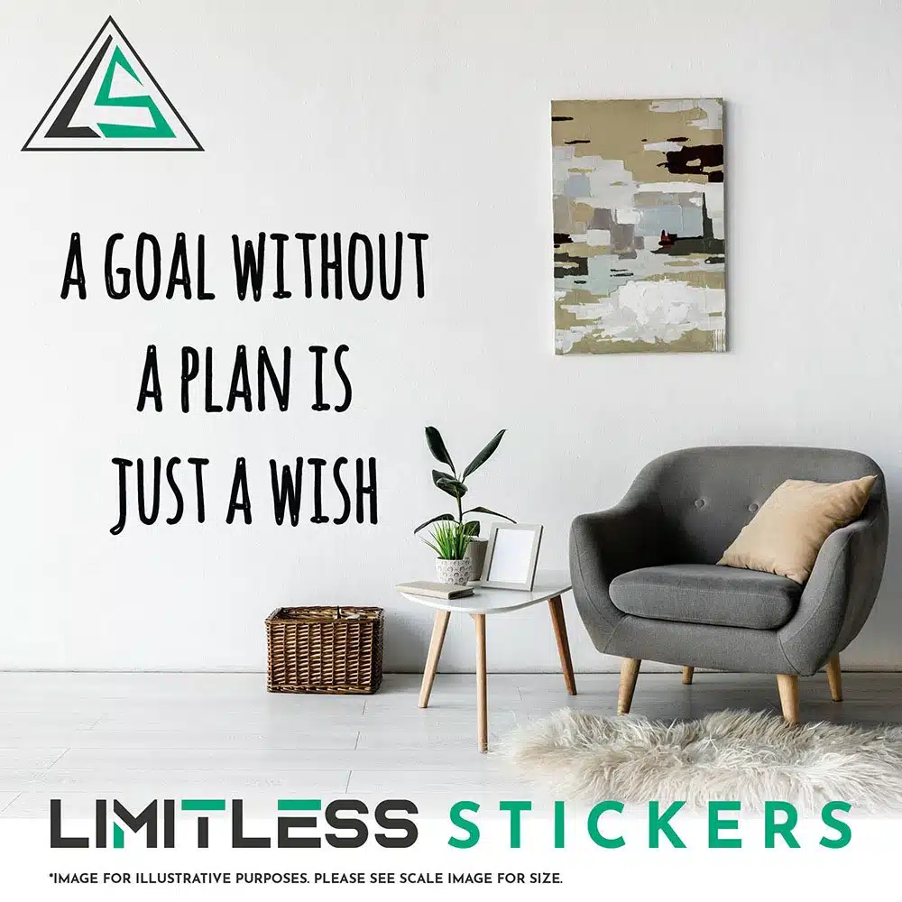 A Goal Wall Sticker