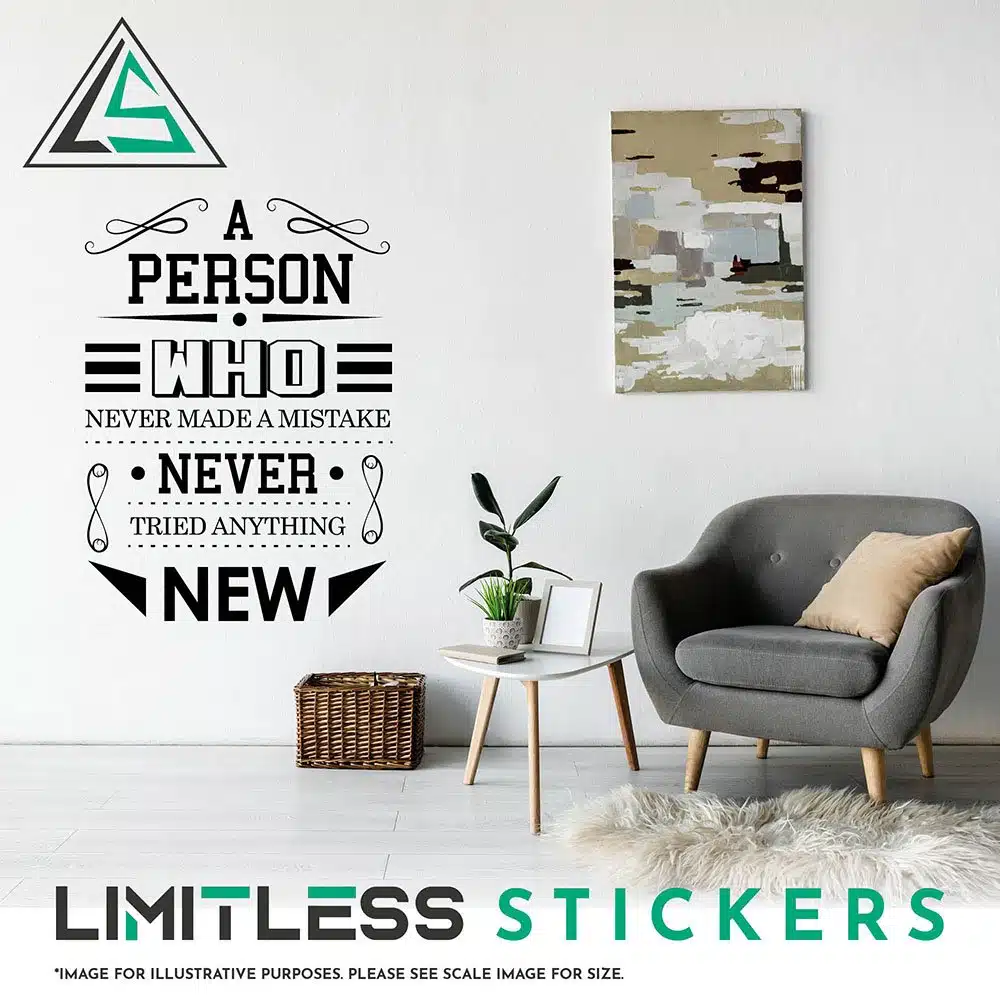 A Person Who Wall Sticker