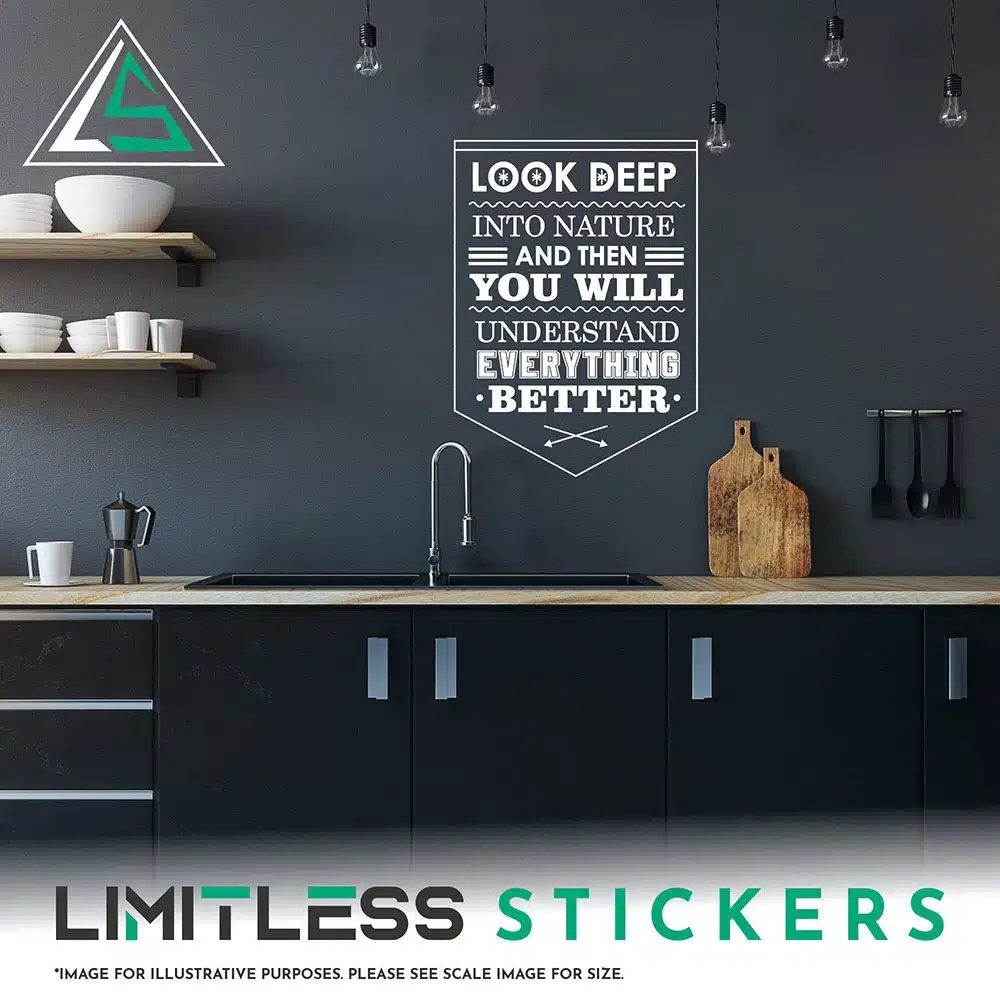 Look Deep Wall Sticker