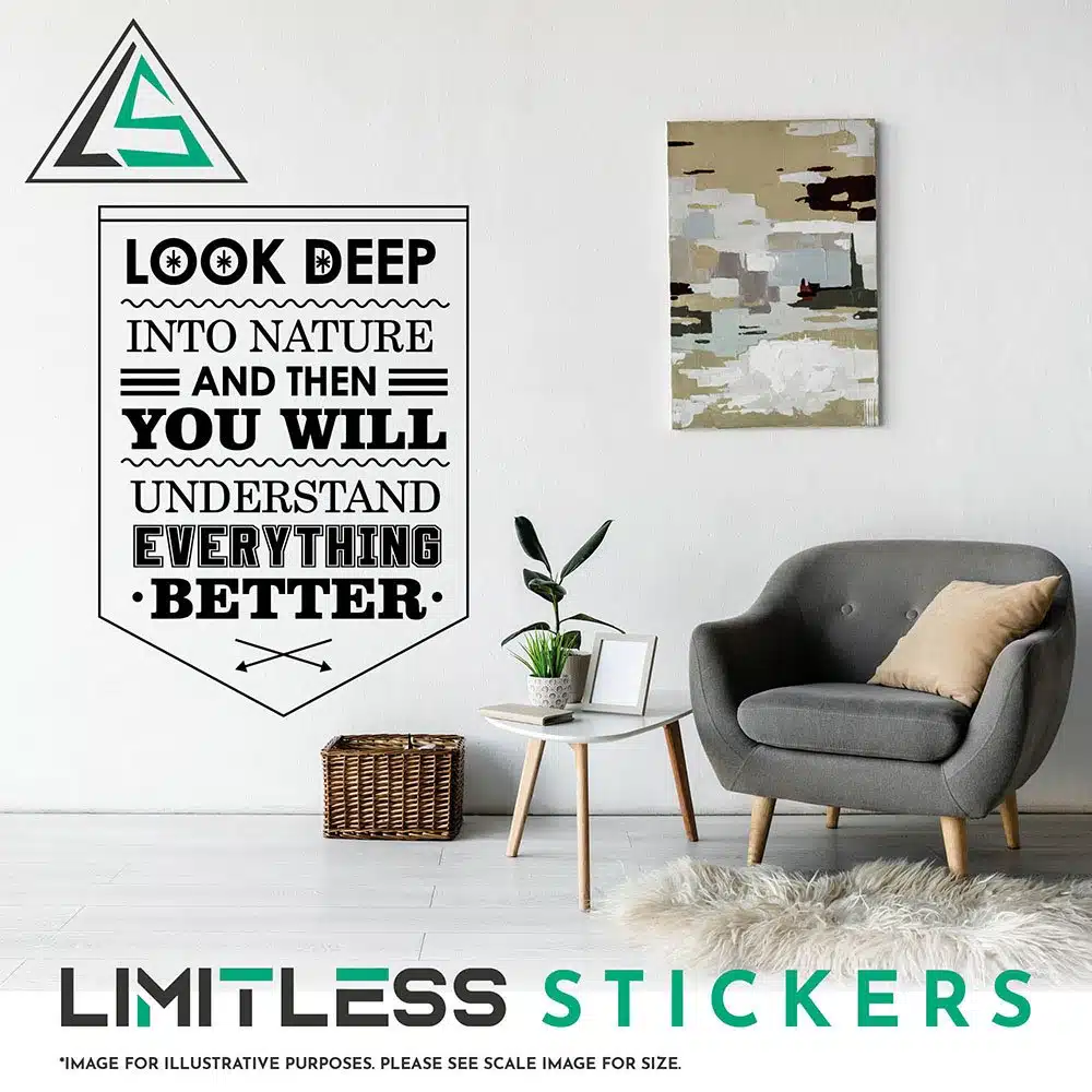 Look Deep Wall Sticker