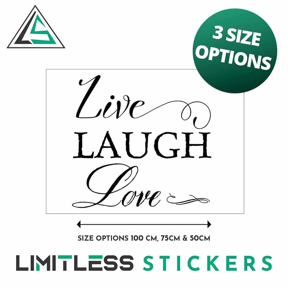 Live Laugh Love Wall Sticker