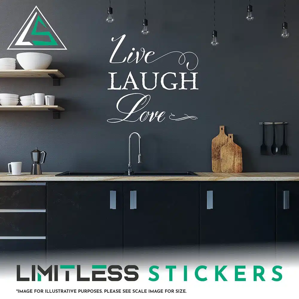 Live Laugh Love Wall Sticker