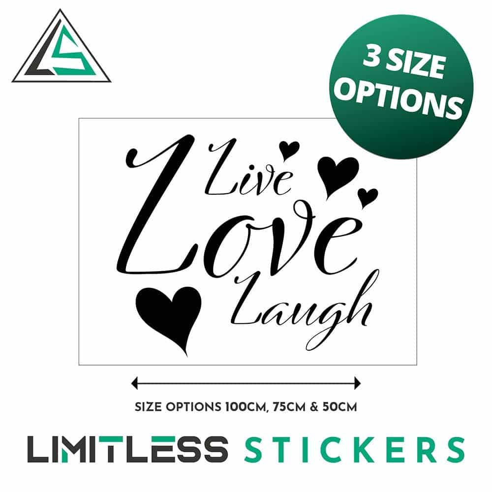 Live Laugh Love Wall Sticker